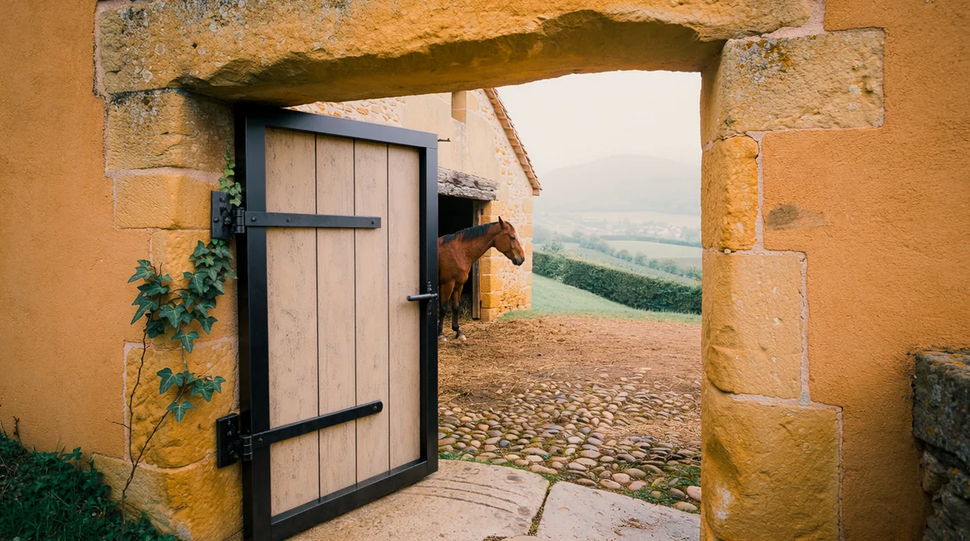 Entrée, L'Étrier Dromois, centre équestre à Montélimar